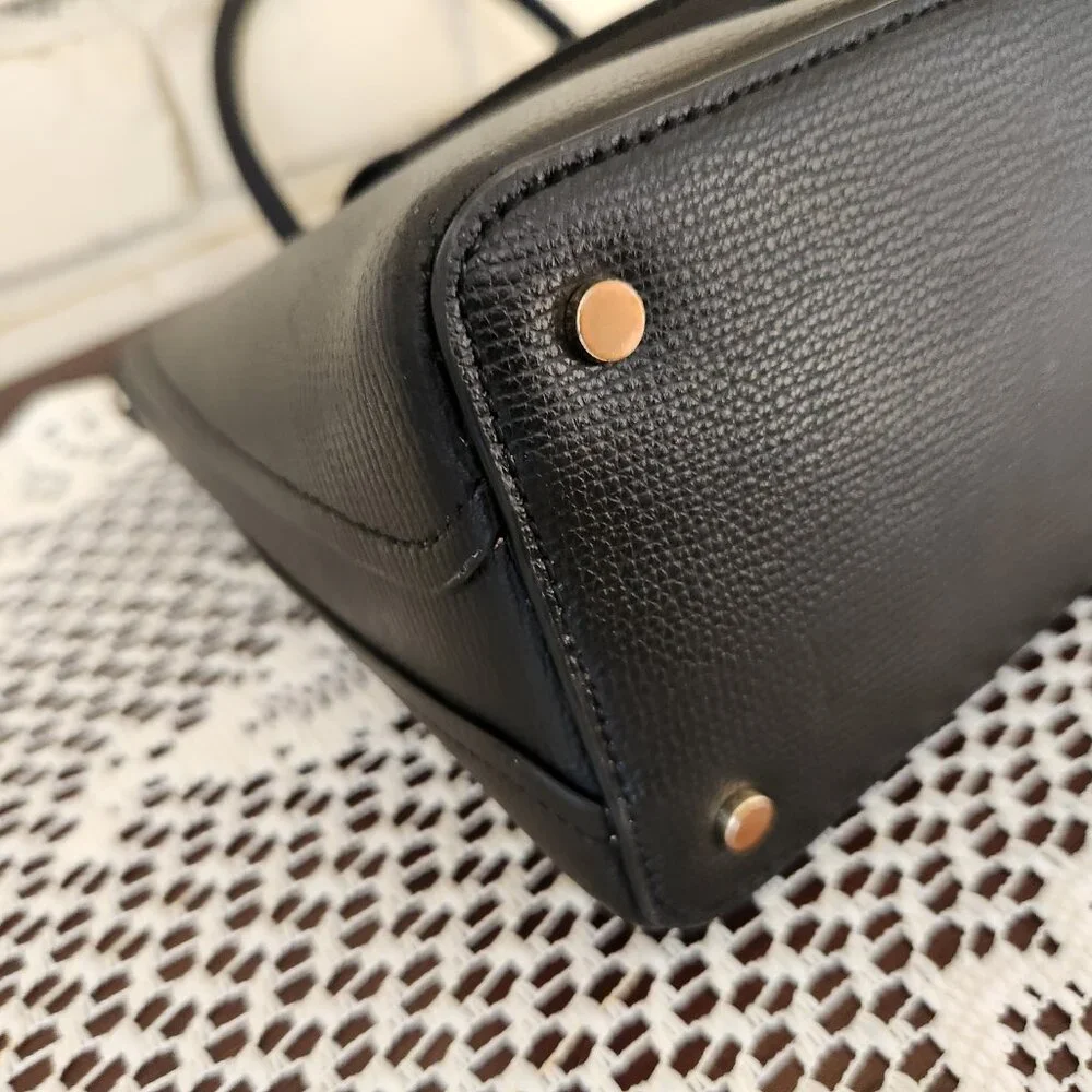 Euc Kate Spade NY Darcy Black Leather Crossbody Bag/Satchel Purse